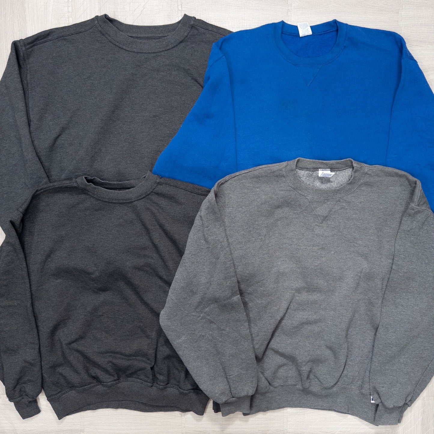 古着卸 現物まとめ売り 洗濯済み 90s~00s RUSSELL ラッセル 無地スウェット 17枚セット(L-XXL) w822001