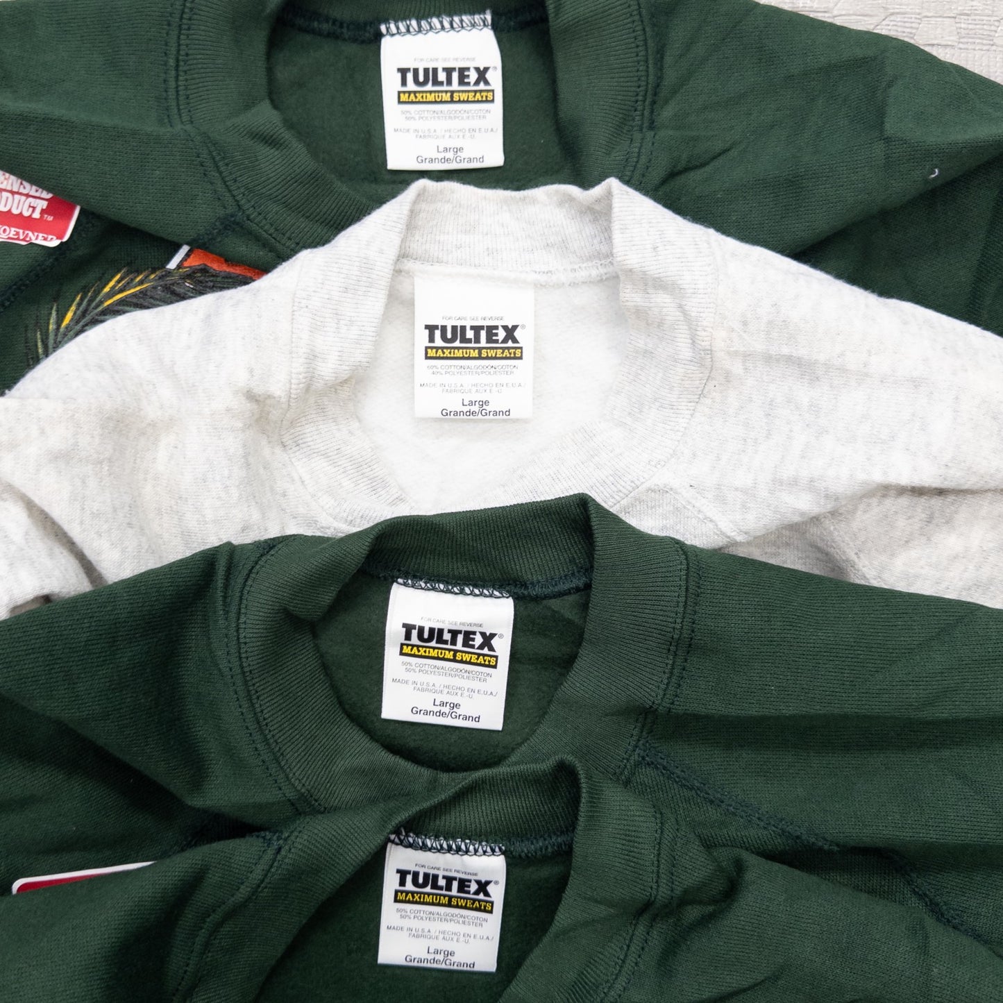 古着卸 現物まとめ売り 未洗濯 デッドストック90s USスウェット 16枚セット(L-XL) w908001