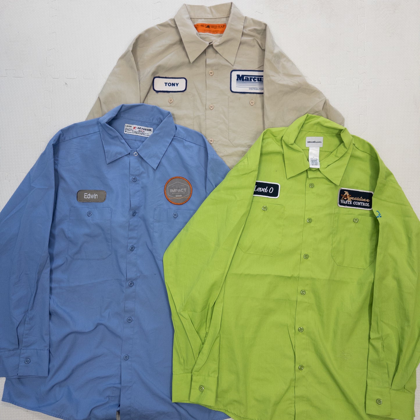 USワークシャツ（長袖） 10pcs w0405005