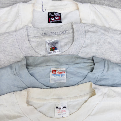 90's シミありTシャツ（白・グレー系）16pcs w0424002