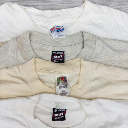 90's シミありTシャツ（白・グレー系）16pcs w0424003