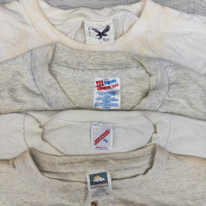 90's シミありTシャツ（白・グレー系）16pcs w0424006