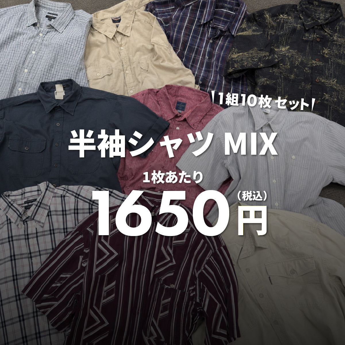 【2天限定】工作衬衫（10件装）