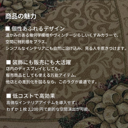 【2日間限定】ビンテージラグマット
