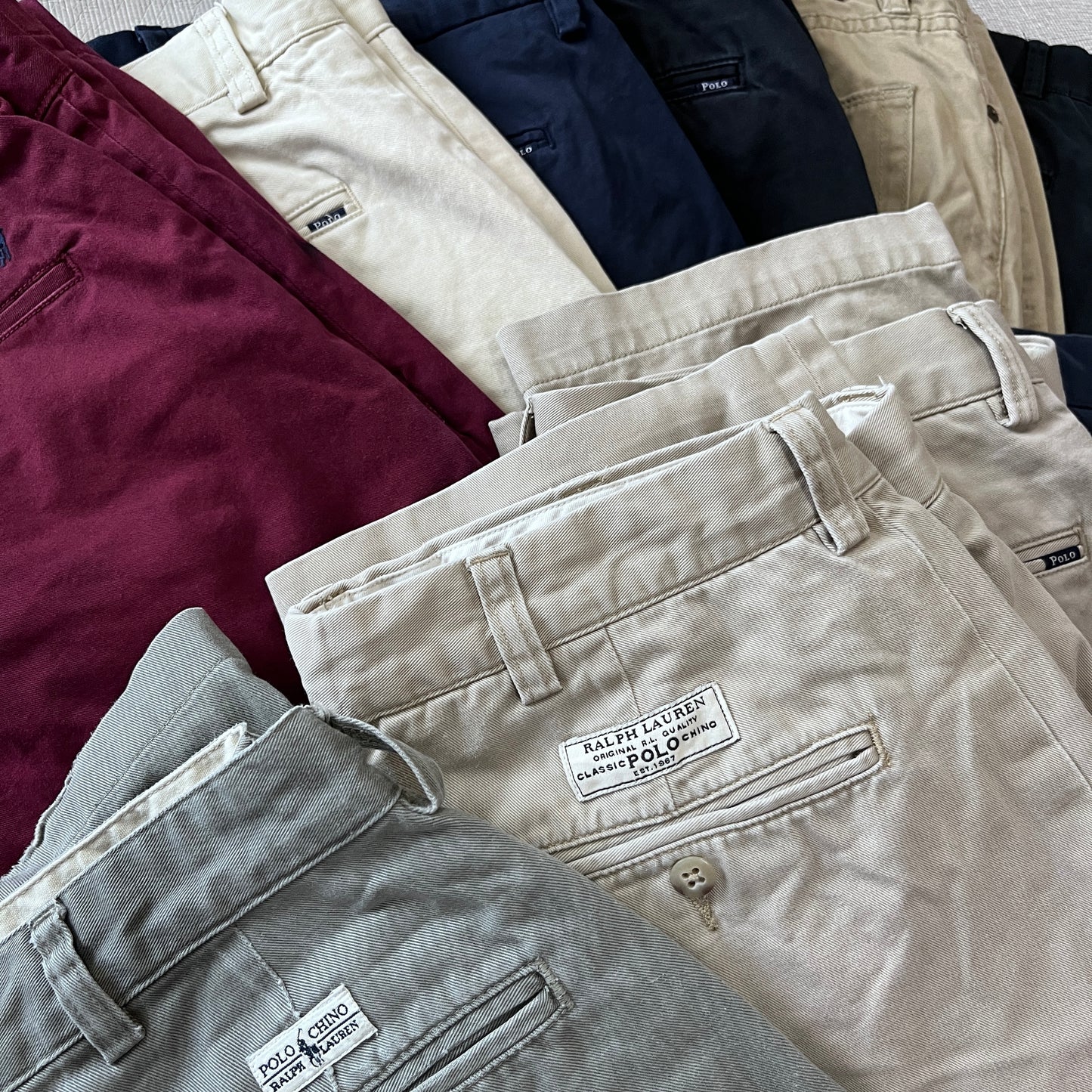 [現物] ラルフローレンコットンパンツ 10pcs L0814002