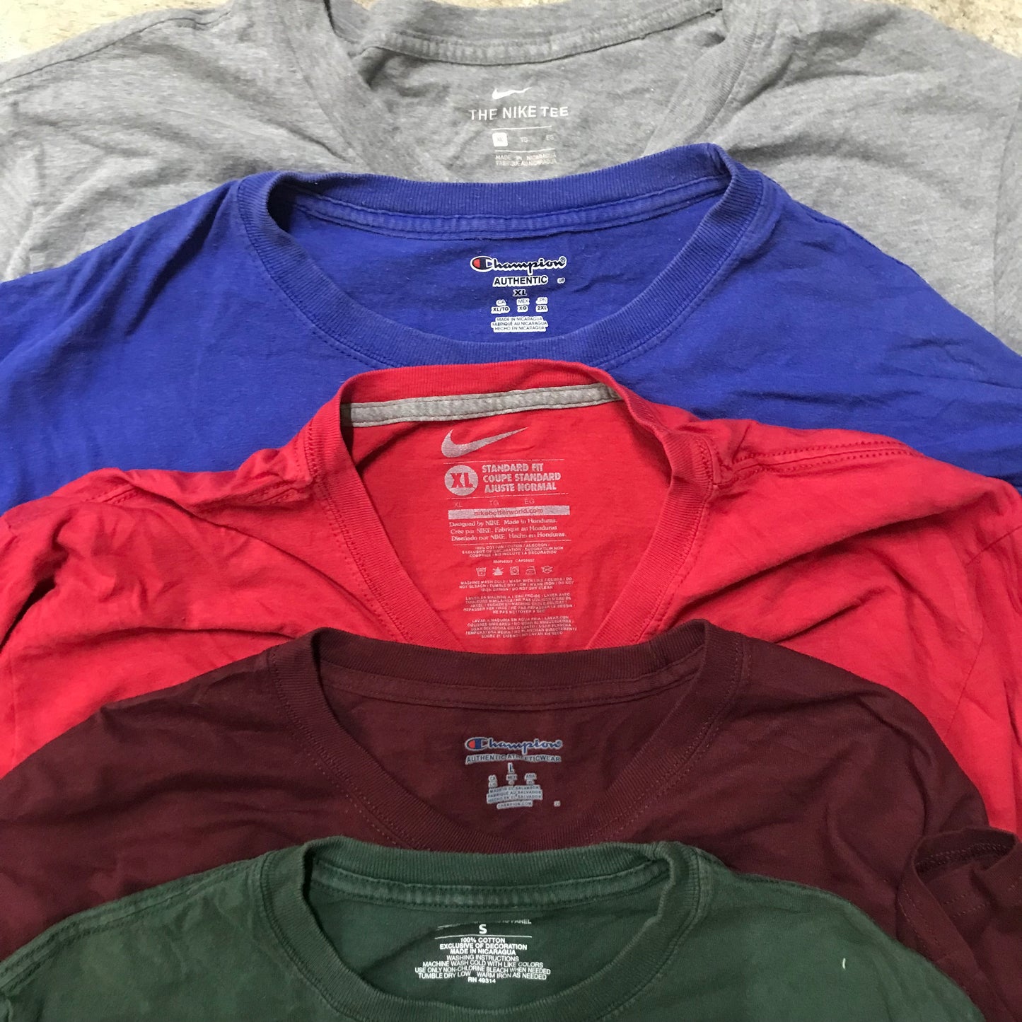 [現物] 00s スポーツブランドTシャツ 20pcs D0714004