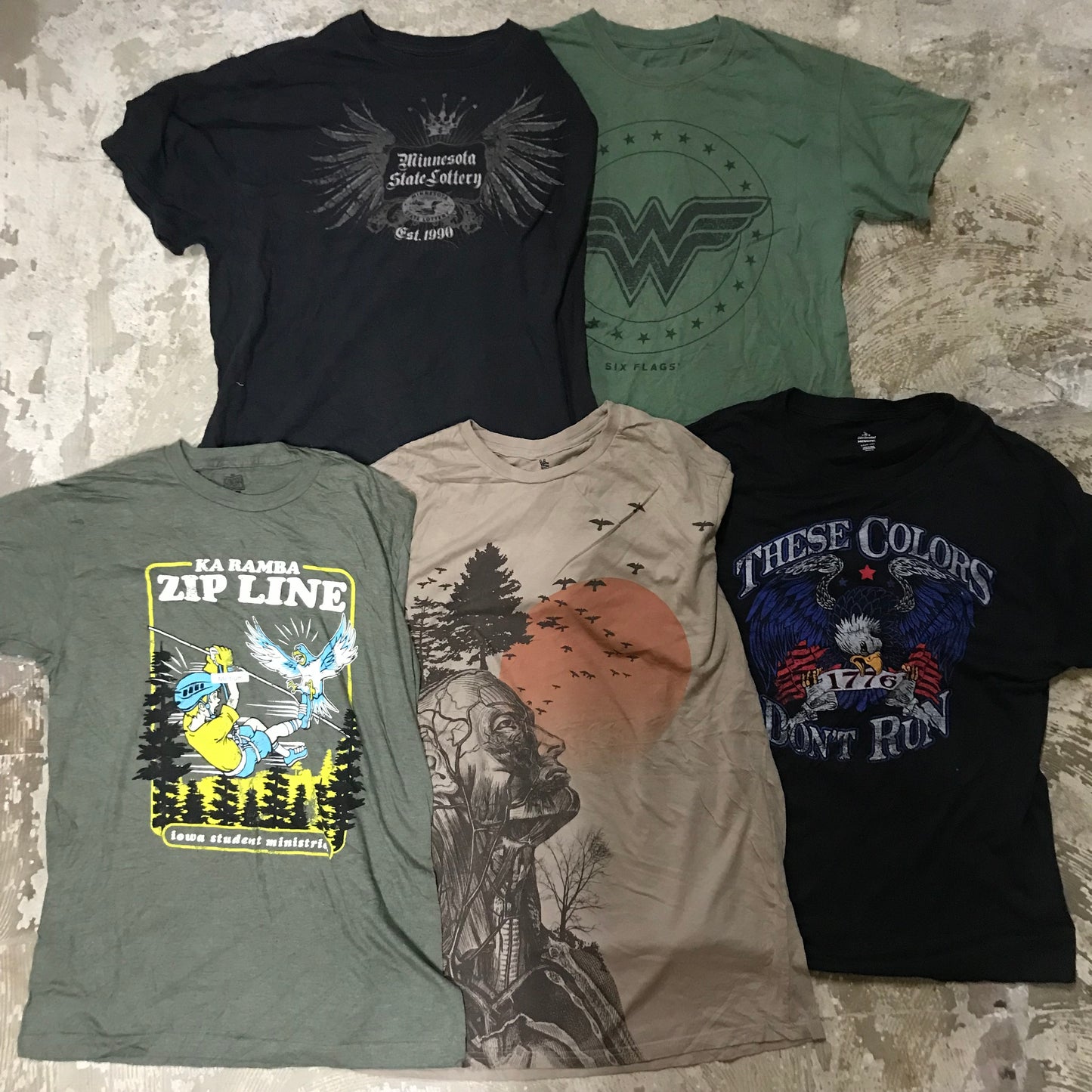 [現物] 00s アメカジプリントTシャツ 20pcs D0706002