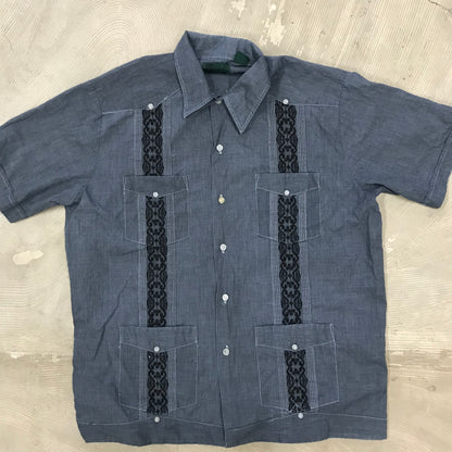 [現物] キューバシャツ(チャコール染め) 6pcs H0810002