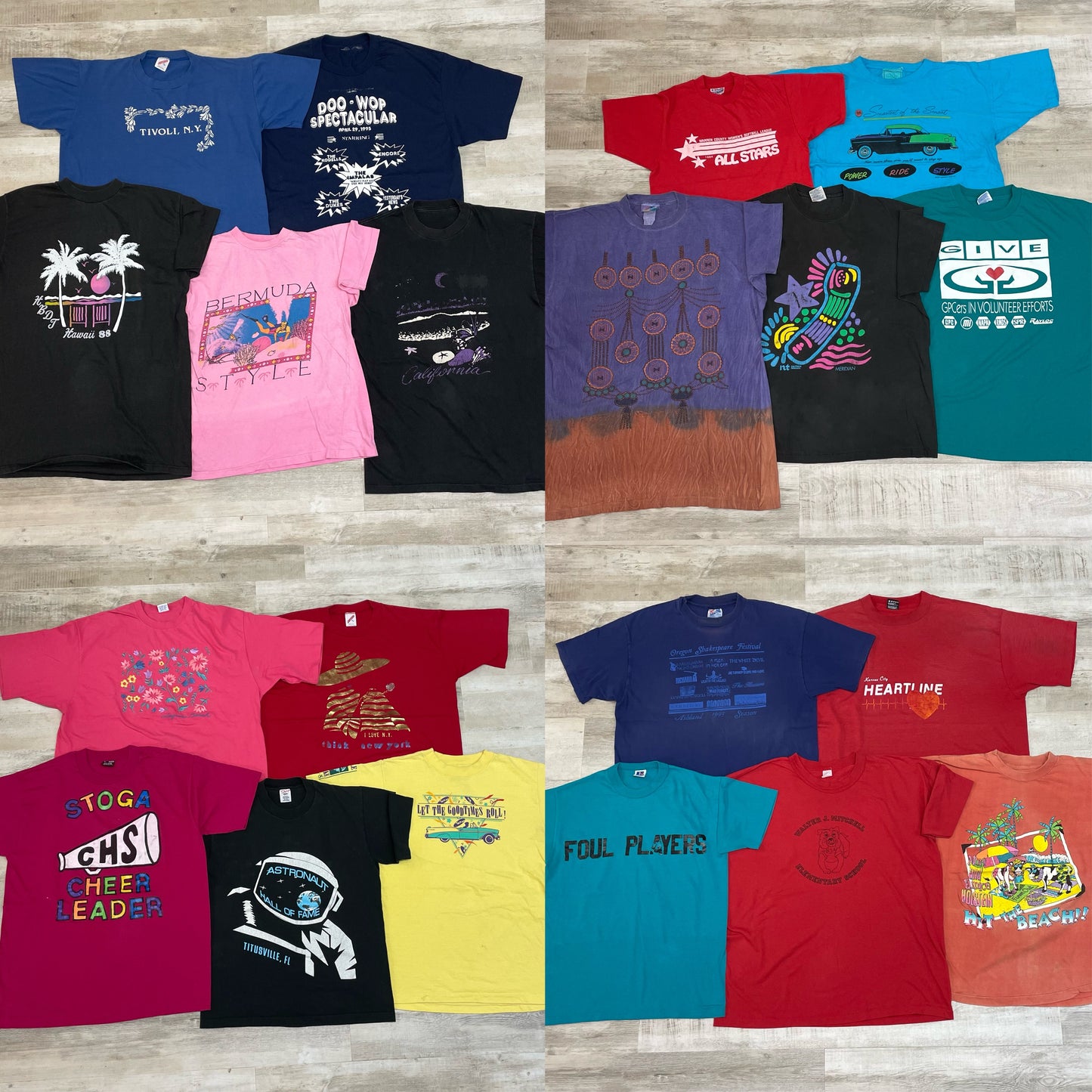 [現物] 90s カラーTシャツ 20pcs G0727002