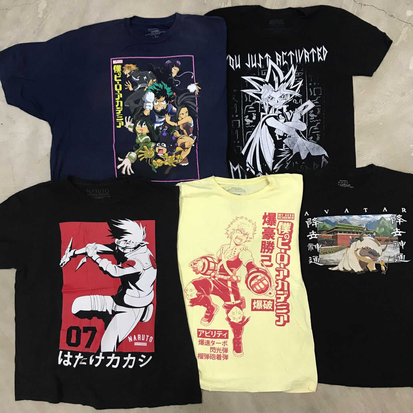 [現物] 00s アニメTシャツ 20pcs H0806002