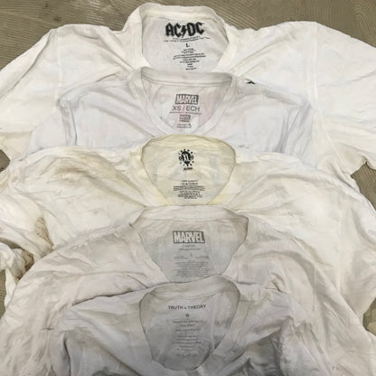 [現物] 00s 白Tシャツ(シミあり) 20pcs D0716003