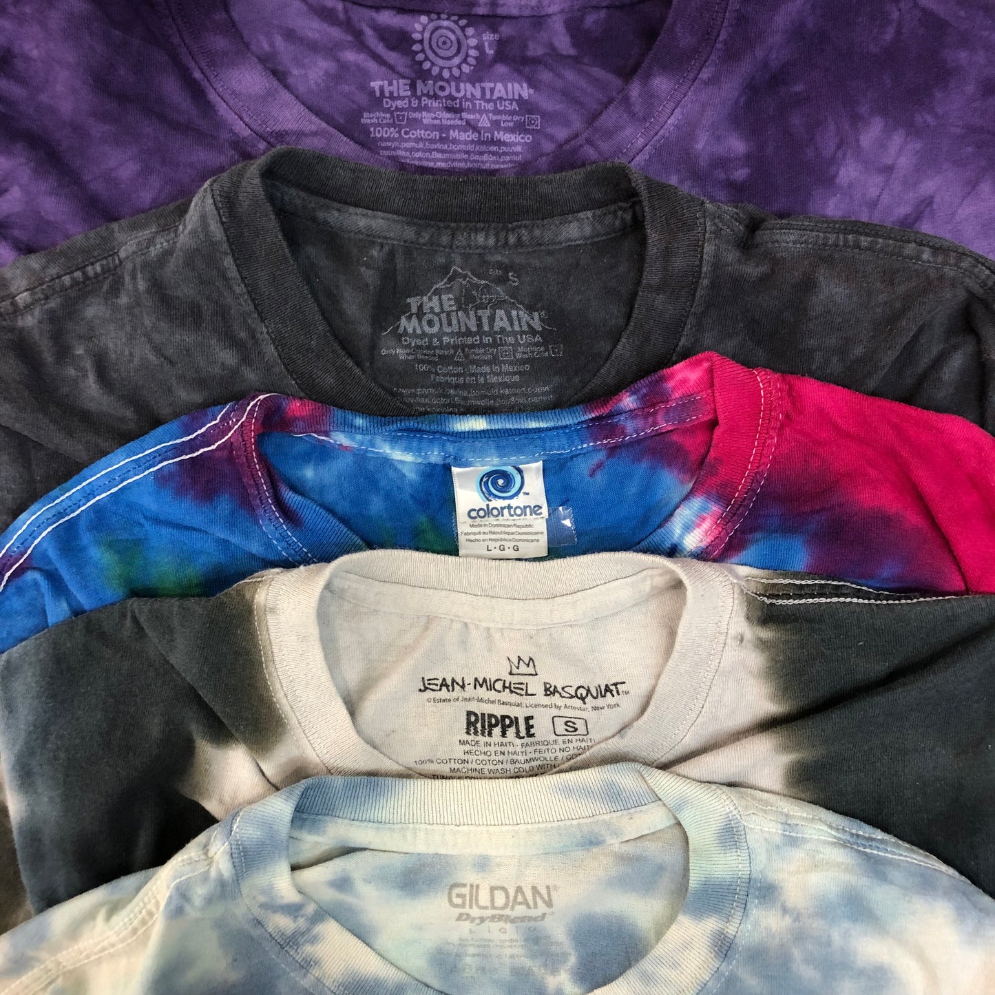 [現物] タイダイTシャツ 20pcs H0724002