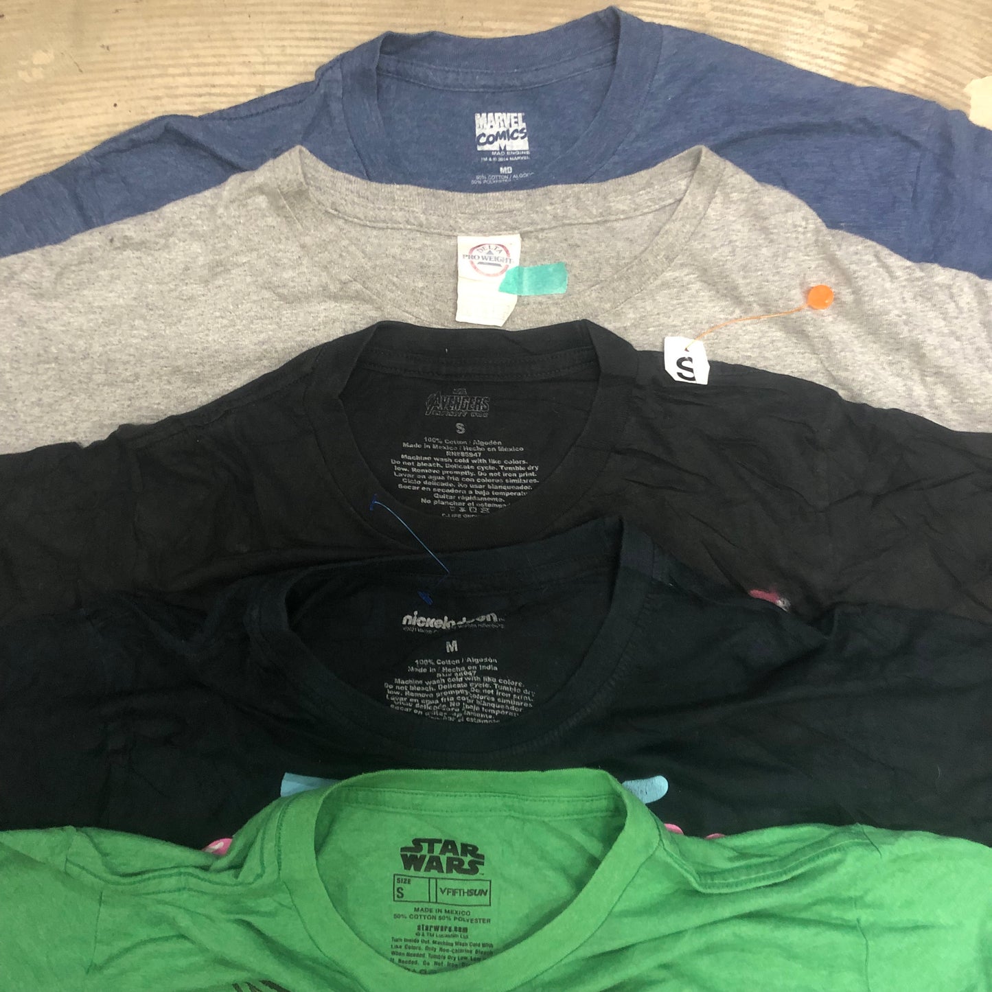 [現物] 00s アメコミ/キャラクターTシャツ 20pcs E0706003