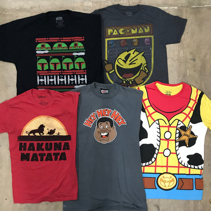 [現物] キャラクターTシャツ 20pcs H0803004