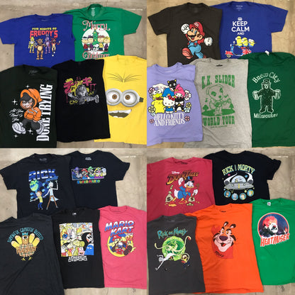 [現物] キャラクターTシャツ 20pcs H0803003