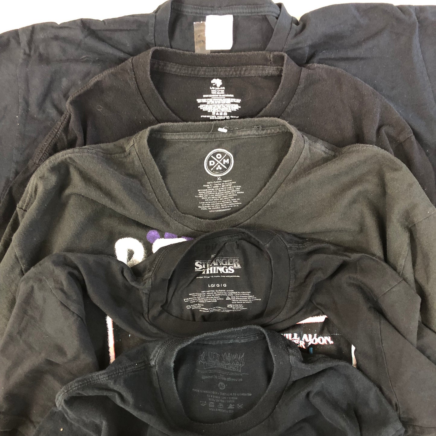 [現物] US ブラックTシャツ 20pcs G0814003
