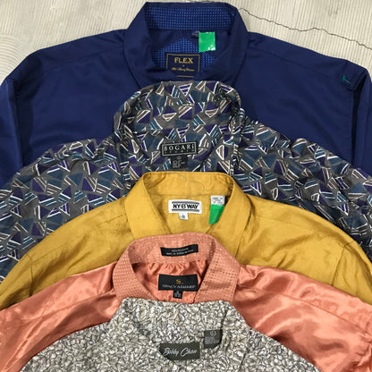 [現物] 長袖シャツ/シルク/ポリ/レーヨン 20pcs H0810001