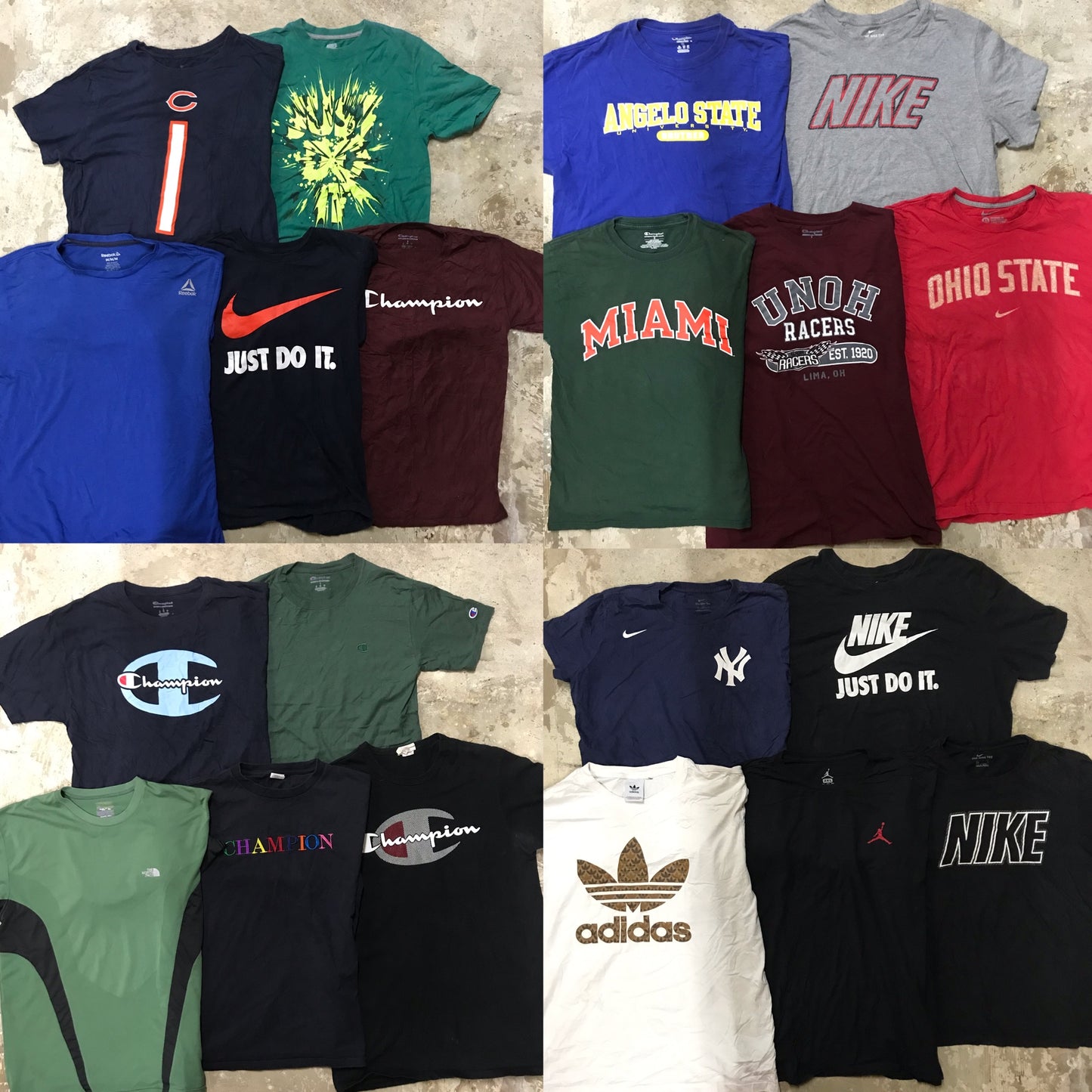 [現物] 00s スポーツブランドTシャツ 20pcs D0714004