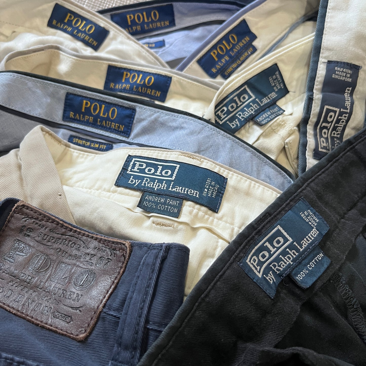 [現物] ラルフローレンコットンパンツ 10pcs L0814003