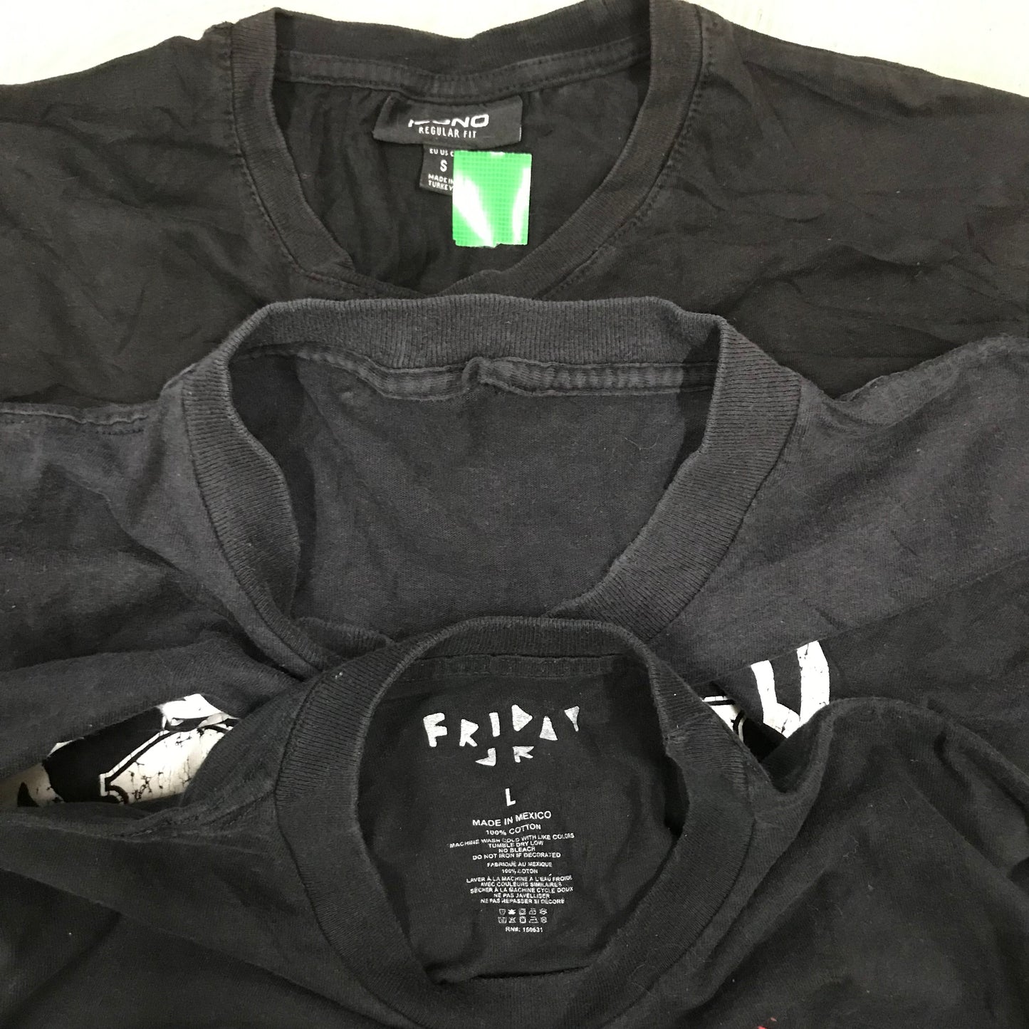 [現物] スカル/髑髏Tシャツ 11pcs H0804006