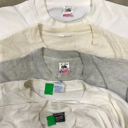 [現物] 90年代 白Tシャツ(シミあり) 20pcs H0810003