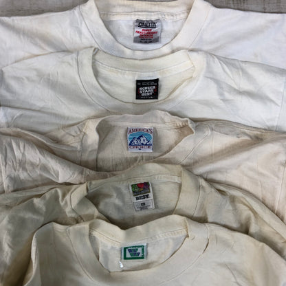 [現物] 90s 白Tシャツ(シミあり) 20pcs G0812001