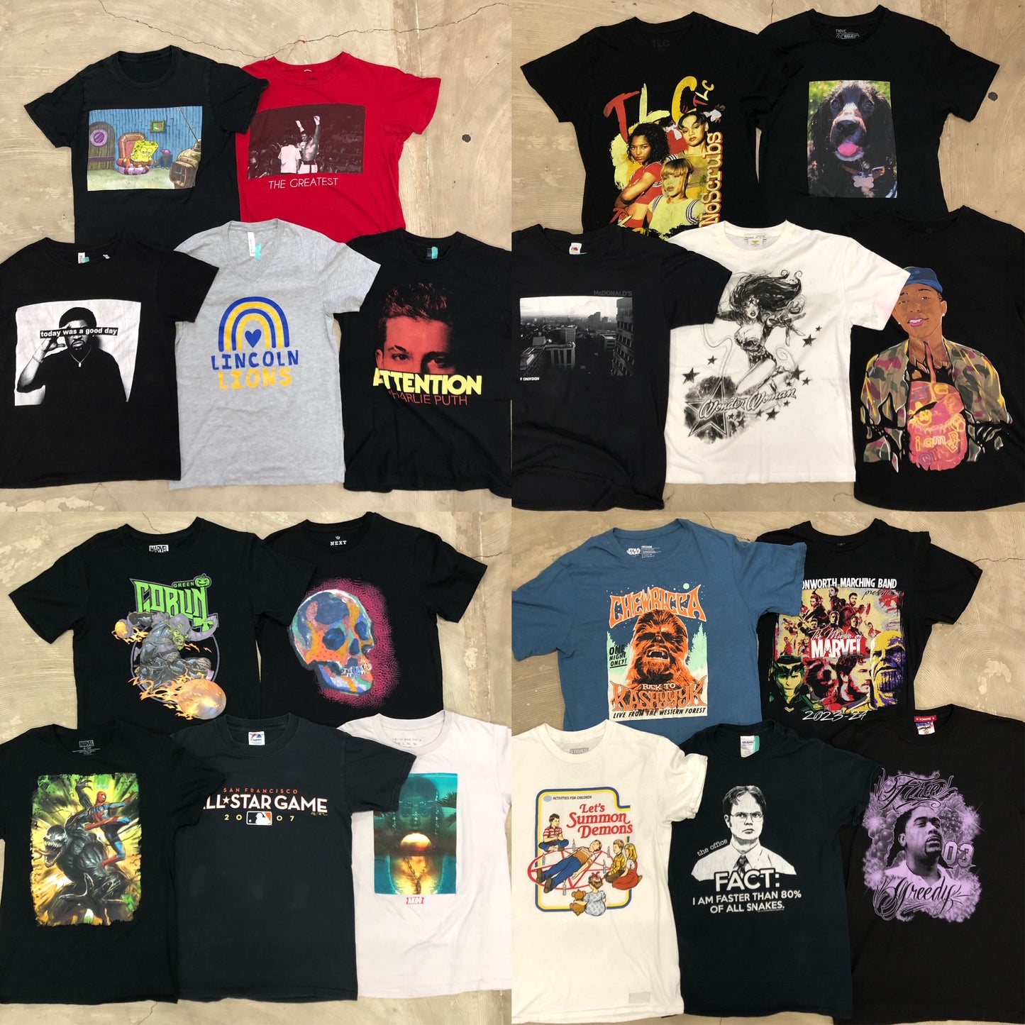[現物] 00s スモールサイズTシャツ 20pcs E0713001