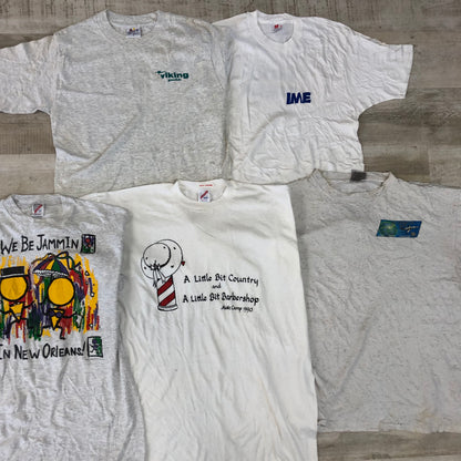 [現物] 90s 白Tシャツ(シミあり) 20pcs G0812003
