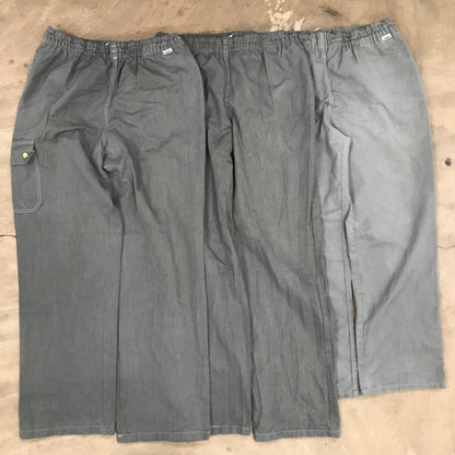 [現物] ユーロメディカルパンツ/グレー後染め 12pcs H0728003