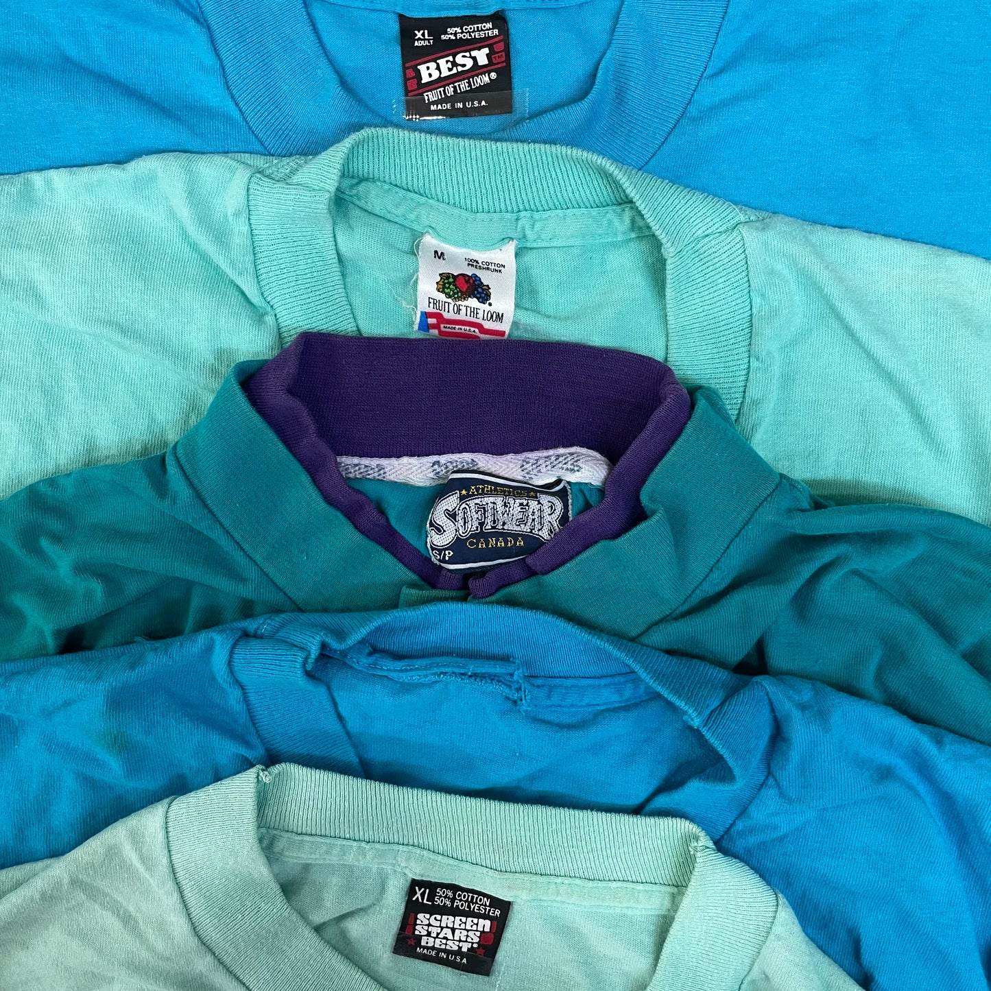 [現物] 90s カラーTシャツ 20pcs G0727001