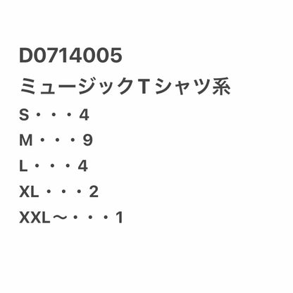 [現物] ミュージック/バンドTシャツ 21pcs D0714005