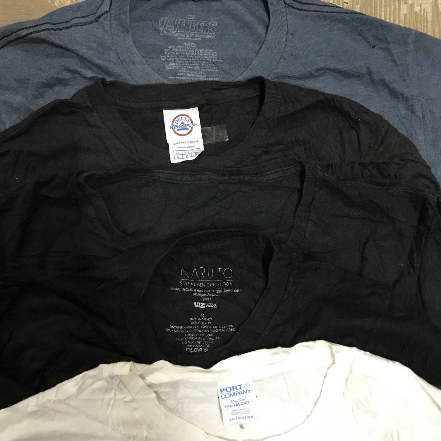[現物] キャラクター/アニメTシャツ 20pcs D0625001