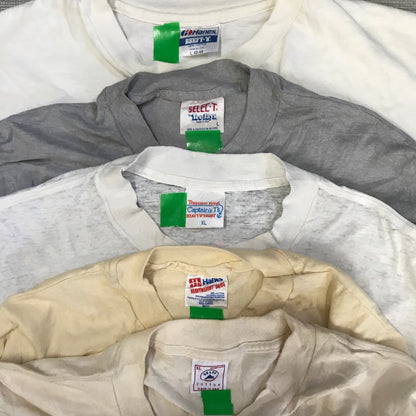 [現物] 90s 白Tシャツ(シミあり) 20pcs H0813005