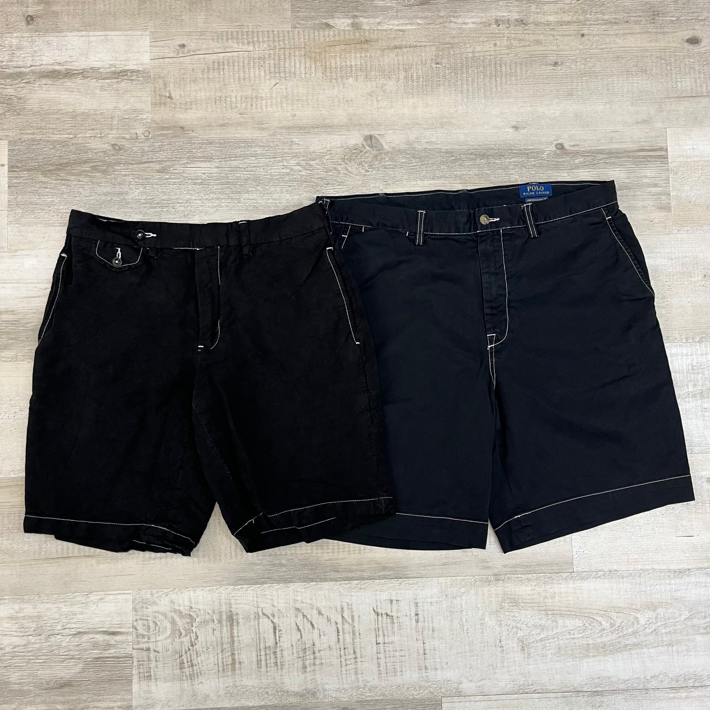 [現物] ラルフローレン ショートパンツ 黒染め 8pcs G0805003