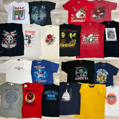 [現物] 00s アメカジプリントTシャツ 20pcs C0714005