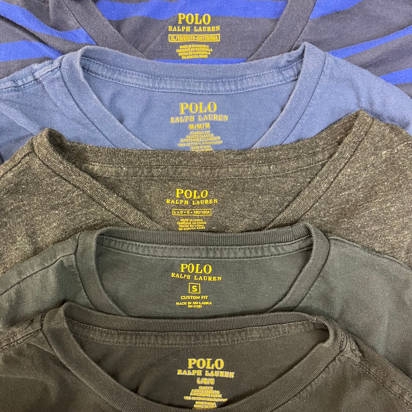 [In-kind] Ralph T-shirts (defective/small holes/slight damage) 20pcs C0716005