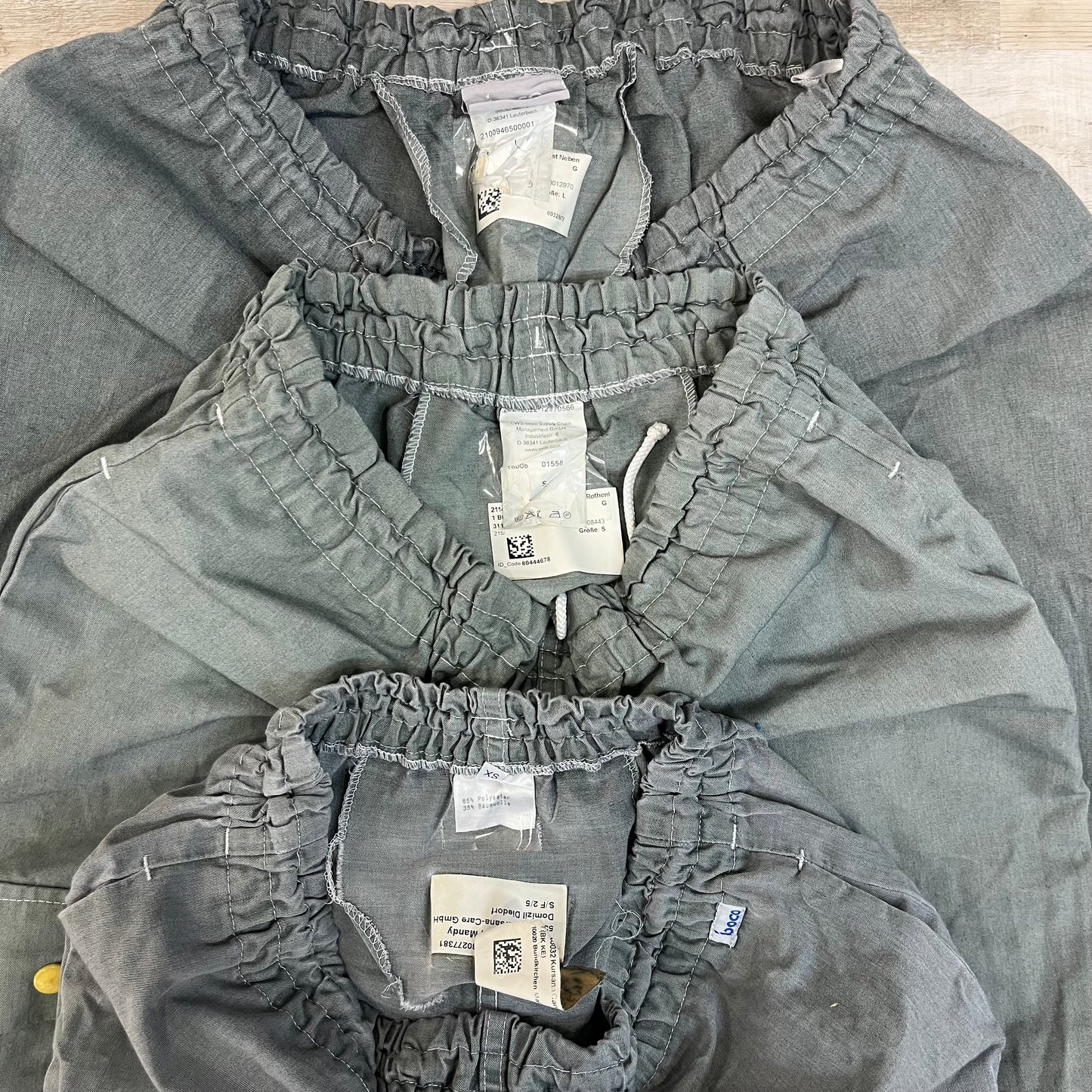 [現物] ユーロメディカルパンツ(グレー染め) 10pcs D0717005