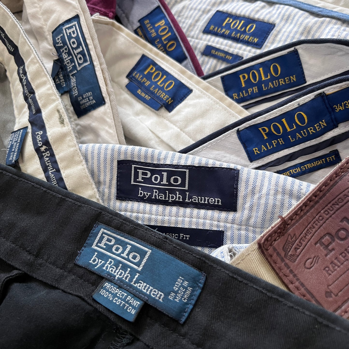 [現物] ラルフローレンコットンパンツ 10pcs L0814002