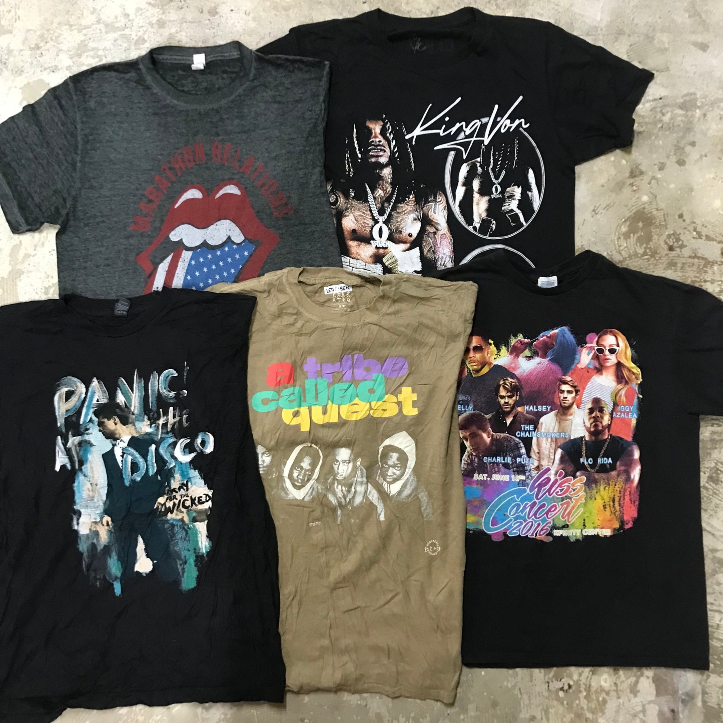 [現物] ミュージック/バンドTシャツ 21pcs D0714005