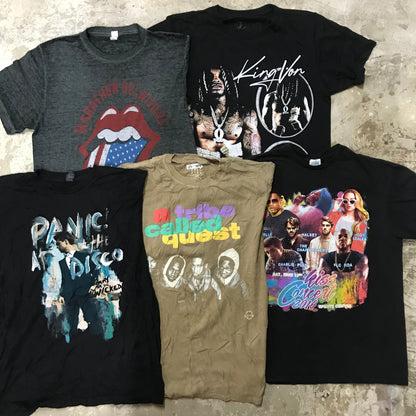 [現物] ミュージック/バンドTシャツ 21pcs D0714005