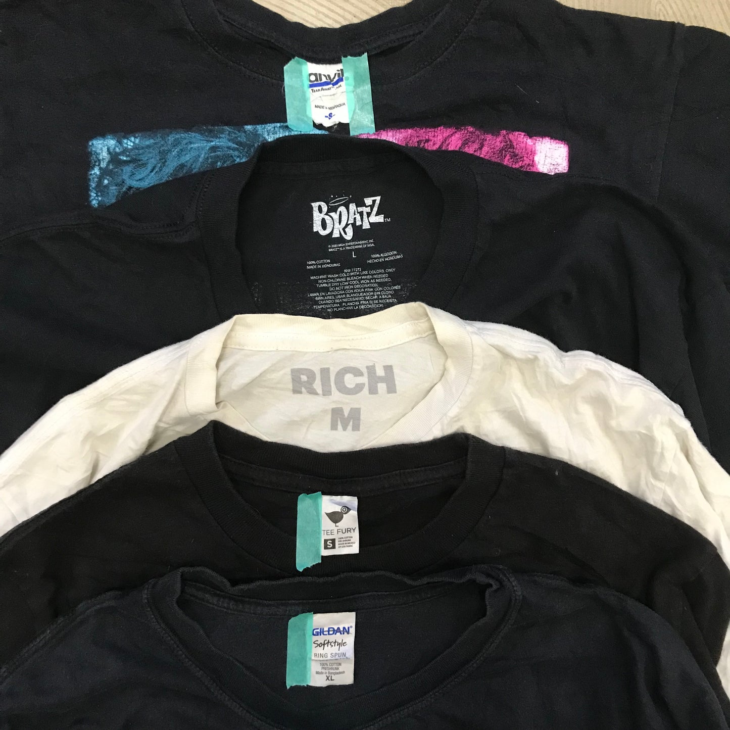 [現物] ミュージック/バンドTシャツ 20pcs D0716002