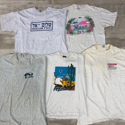 [現物] 90s 白Tシャツ(シミあり) 20pcs G0812001