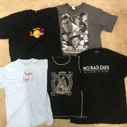 [現物] アメカジプリントTシャツ 20pcs G0730003
