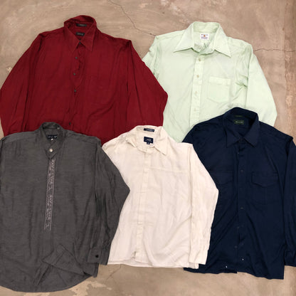 [現物] 長袖ポリシャツ/テロシャツ 20pcs E0713003