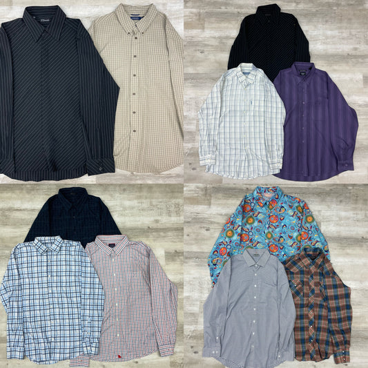 [現物] 長袖柄シャツ 11pcs G0821004