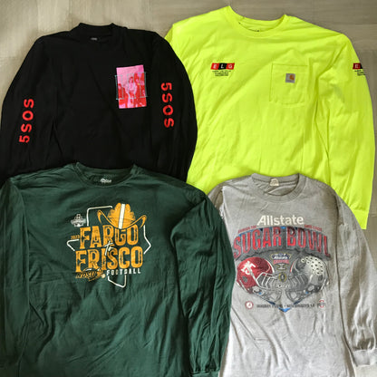 [現物] US ロンT/長袖Tシャツ 16pcs H0818001