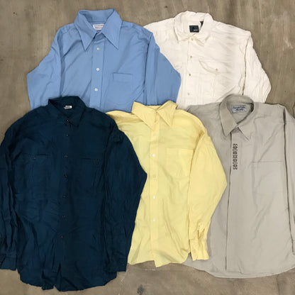 [現物] 長袖テロシャツ/ポリ/シルク/レーヨン 20pcs H0727002
