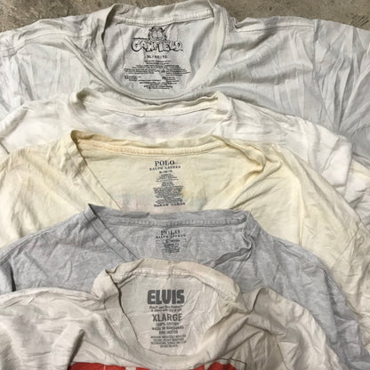 [現物] 00s 白Tシャツ(シミあり) 20pcs D0713003