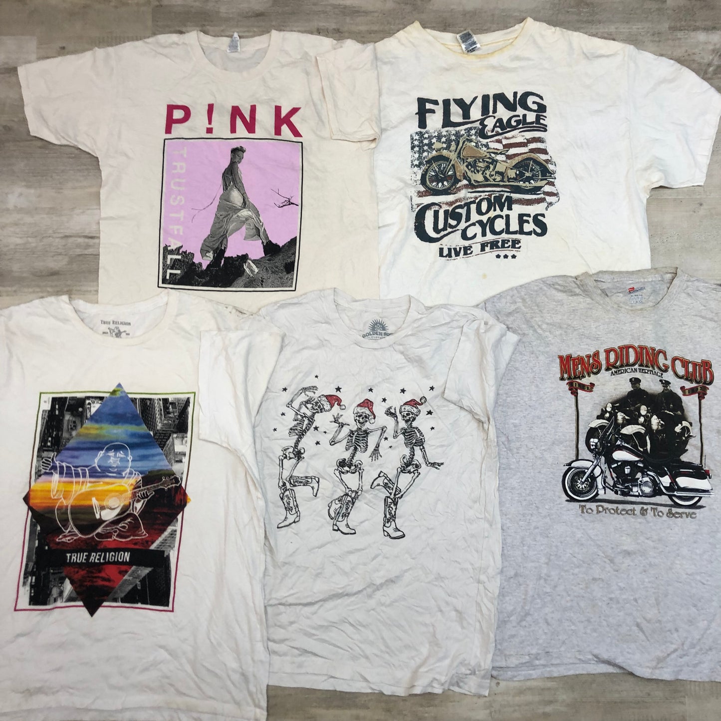 [現物] 00s 白Tシャツ(シミあり) 20pcs G0813002