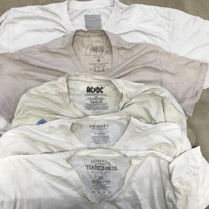 [現物] 00s 白Tシャツ(シミあり) 20pcs D0716003